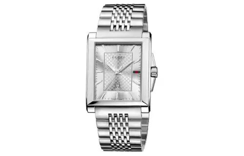 GUCCI G Timeless Collection Wrist Watches Quartz Movement Stainless Steel Strap Silver Dial Women's Watch