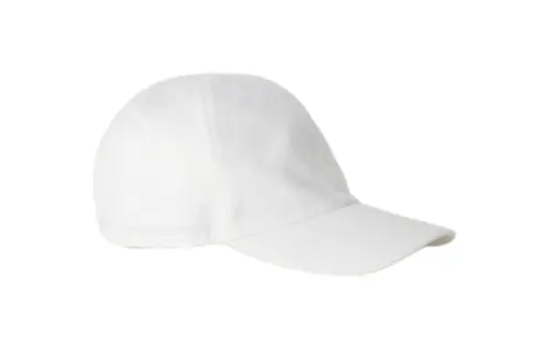 Loro Piana Acetate, Cotton, Linen Baseball Caps Men's White