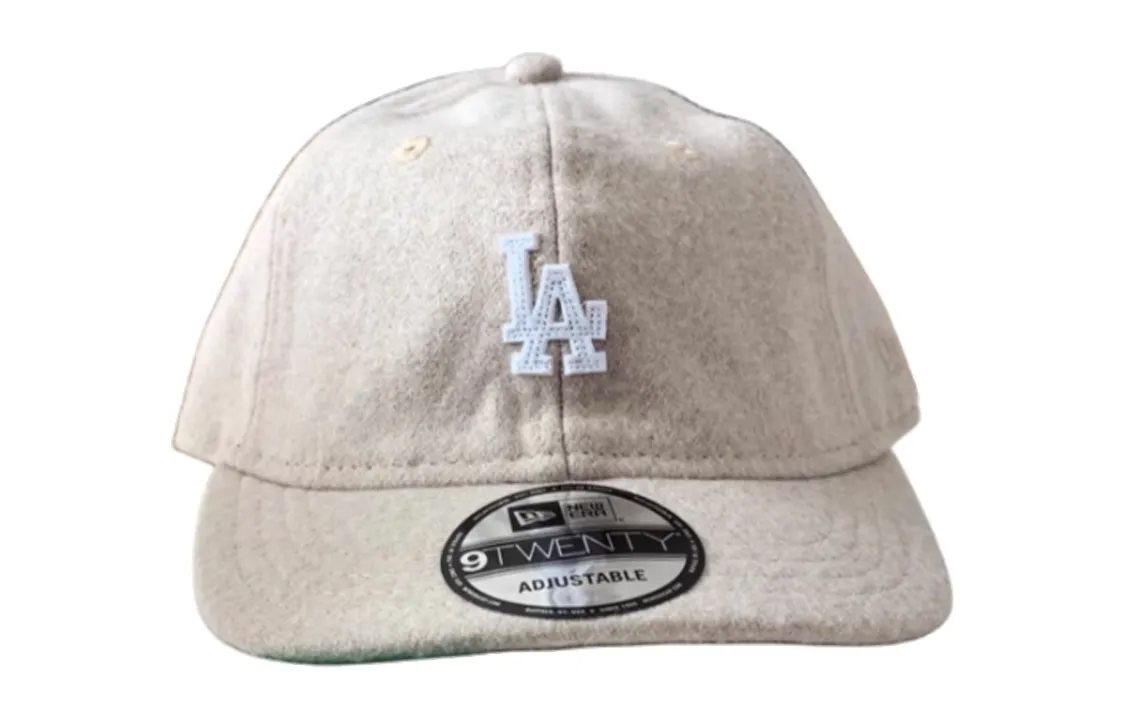 New Era Cotton Baseball Caps Unisex Beige
