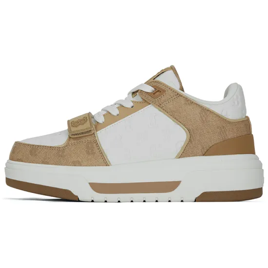 MLB Chunky Liner Skateboard Shoes Unisex Low-Top Beige Yellow