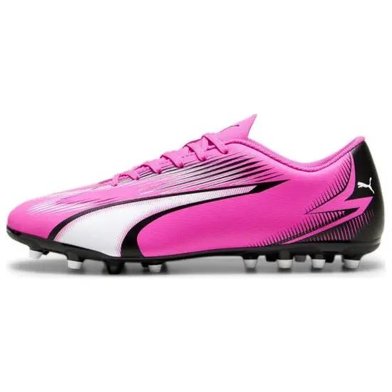 Puma Ultra Play Football Shoes Men Low-top Fierce Pink/Black/Playful Pink/White