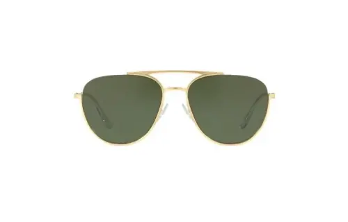 PRADA Metal Irregular Shape Sunglasses Women's Gold