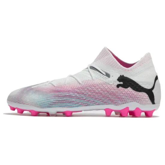 Puma Future 7 Ultimate MG 'White Black Poison Pink'