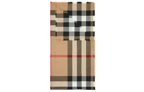 Burberry House Check cashmere scarf