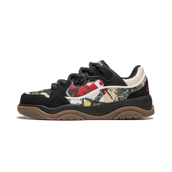 LINING Zhi Cheng 2.0 Skateboard Shoes Unisex Low-Top Black