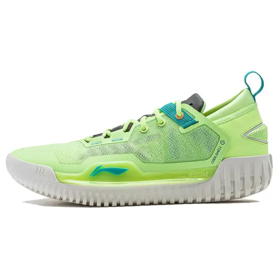 LiNing BadFive 3 Low Cushioned Slip Resistant Low Top Basketball Shoes Men's Fluorescent Ice Yellow