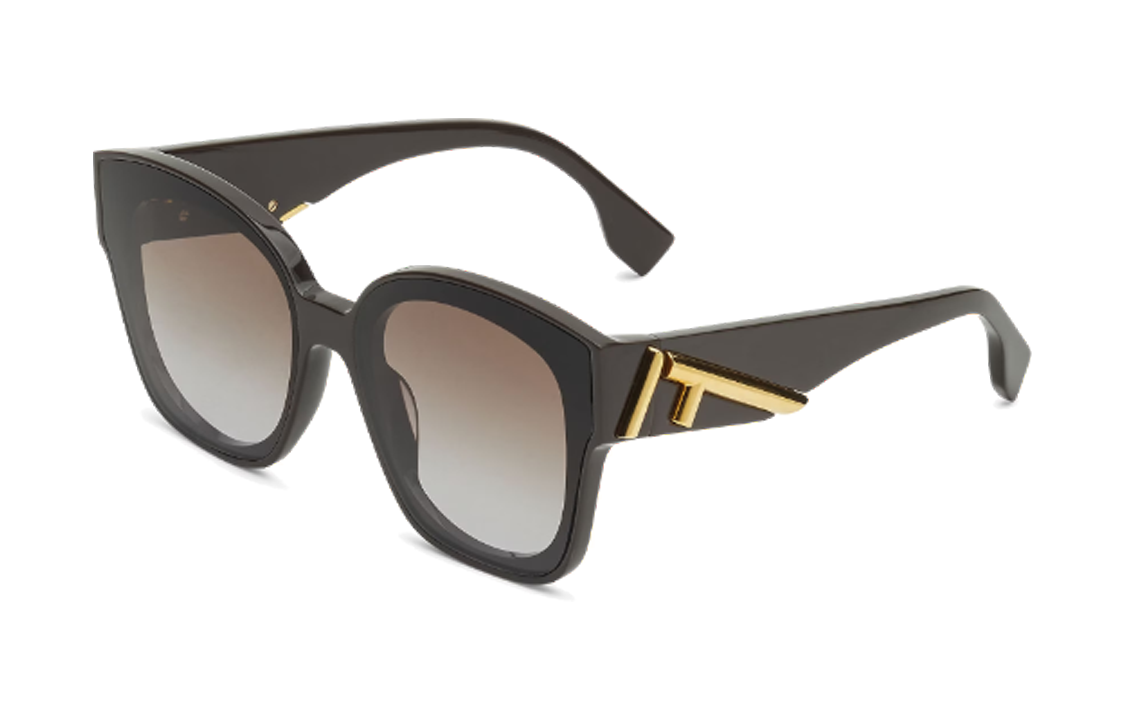 Женские очки Fendi F (черные)