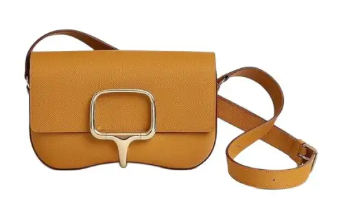 HERMES Della Cavalleria Epsom Calfskin Crossbody Bag, Shoulder Bag Women's 2S Sesame