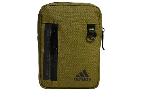 Adidas Polyester Portable Crossbody Bag, Shoulder Bag Regular Unisex Dark Green