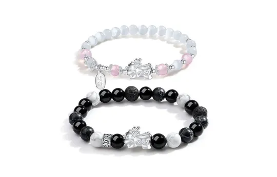 YOASOBI Obsidian Jade Bracelets Unisex