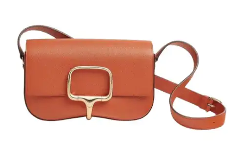 HERMES Della Cavalleria Epsom Calfskin Crossbody Bag, Shoulder Bag Women's R1 Terre Battue Red Earth
