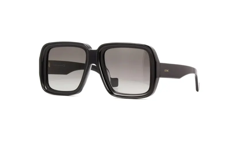 LOEWE Acetate Square Sunglasses Unisex Brown