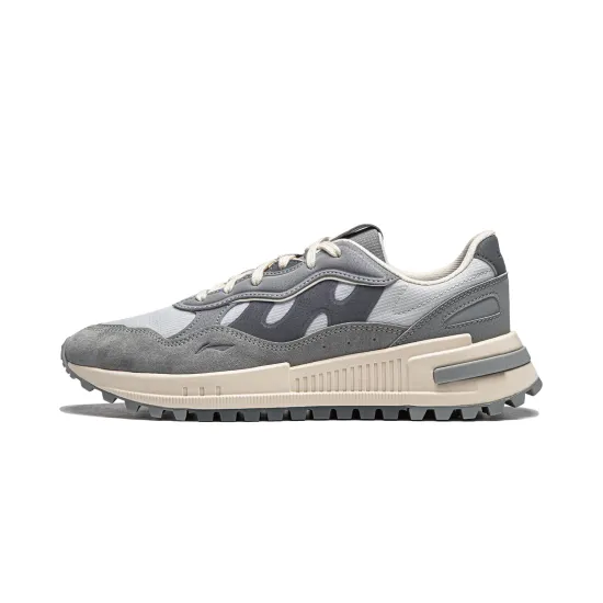 LINING Sports Life Collection Casual Shoes Men Low-Top Gray