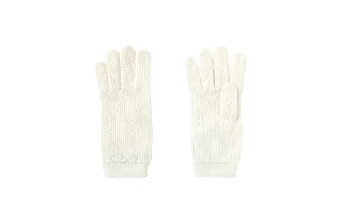 Loro Piana Knit Gloves Women's White
