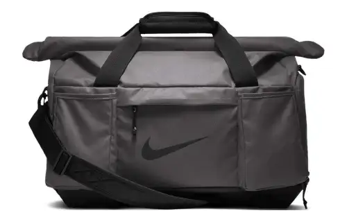 Nike Polyester Handbag, Shoulder Bag, Crossbody Bag, Travel Bag Regular Men's Dark Gray & Black
