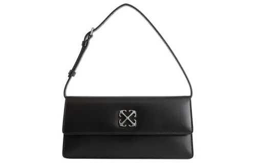 OFF WHITE Jitney 1.0 Leather Shoulder Bag