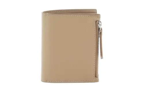 Maison Margiela Grain Calfskin Wallet Women's Light Umber