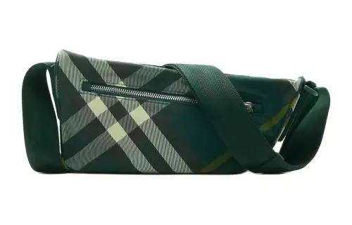 Burberry Polyamide Crossbody Bag, Shoulder Bag Men's Ivy Green
