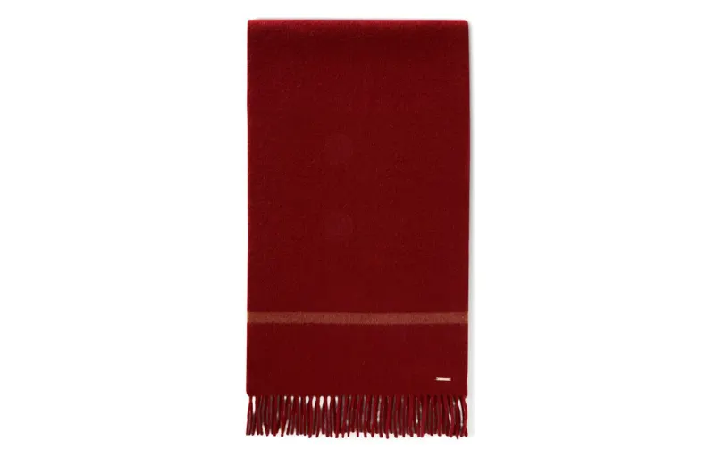 Loro Piana Knit Scarves Men's Red