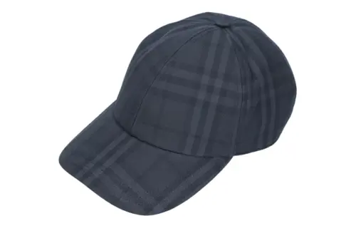 Burberry Cotton Baseball Caps Unisex Blue