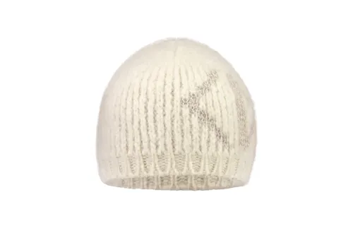 DIOR Alpaca, Sheep Wool, Polyamide, Viscose, Polyester Film Fiber Beanies Kids' White