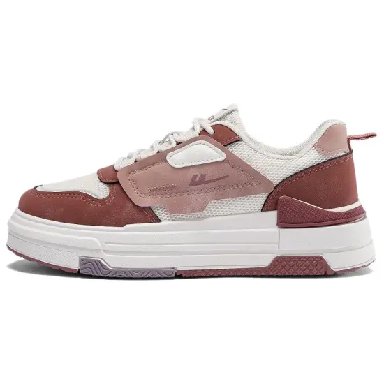 WARRIOR Skateboard Shoes Women's Low-Top Beige