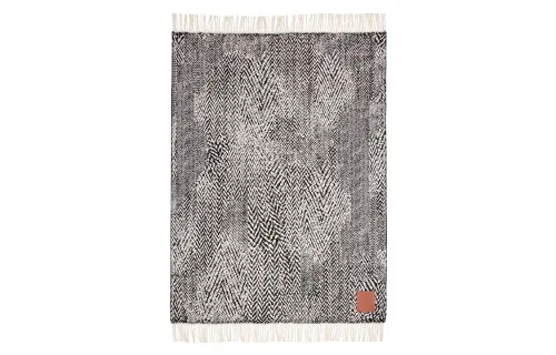 LOEWE Knit Scarves Women's Black White