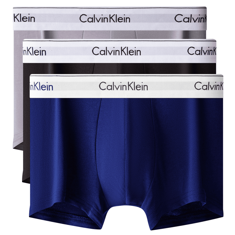 Мужские боксеры CALVIN KLEIN (черные, 3 пары)