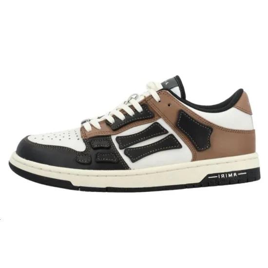 AMIRI Skel Top Low 'Black Brown'