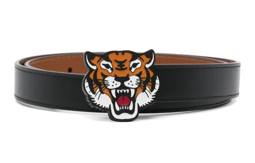 KENZO Tiger Buckle Reversible Belt