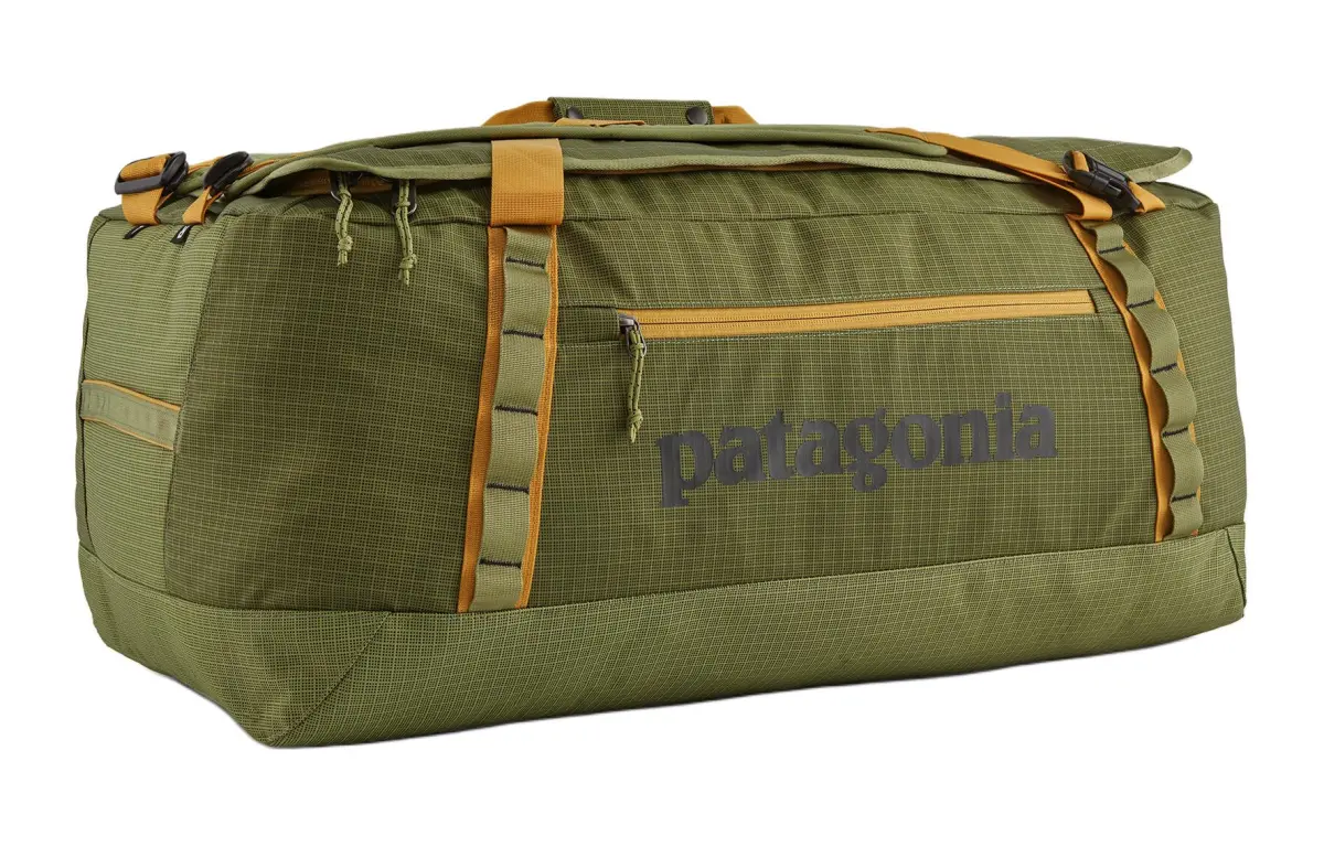 Patagonia Black Hole 70L Outdoor Bags Recycled Polyester Matte Buckhorn Green Unisex