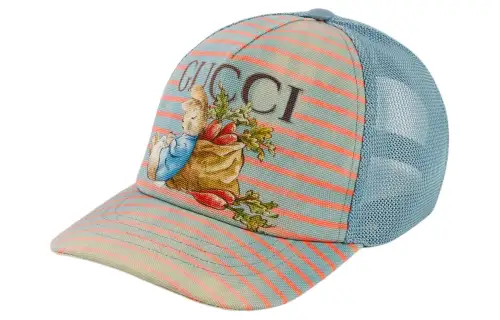 GUCCI Canvas Baseball Caps Kids' Multicolor