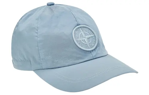 Stone Island Logo Embroidered Curved Peak Baseball Cap