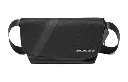 Li Ning CF Polyamide Sling Bag, Shoulder Bag, Crossbody Bag Regular Unisex Black