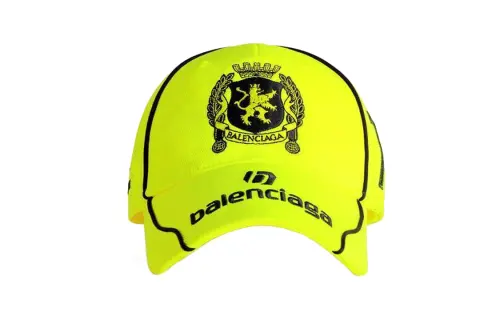 Balenciaga Cotton Baseball Caps Men's Yellow