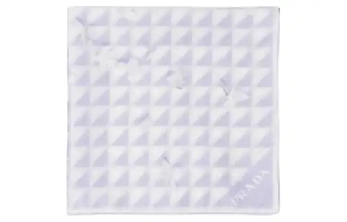 PRADA Silk Scarves Women's Purple