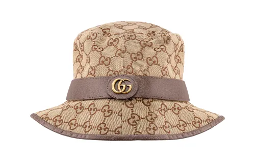 GUCCI Gg Monogrammed Fedora Hat