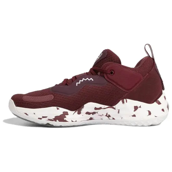 Adidas Donovan Mitchell Basketball Shoes Unisex Mid-Top Red
