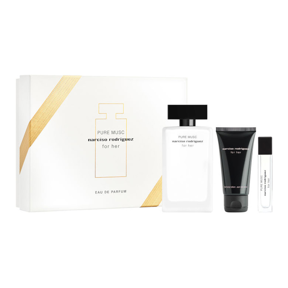 Narciso Rodriguez Pure Musc Perfume Sets Eau De Parfum EDP Perfume+Perfume Sample+Body Lotion