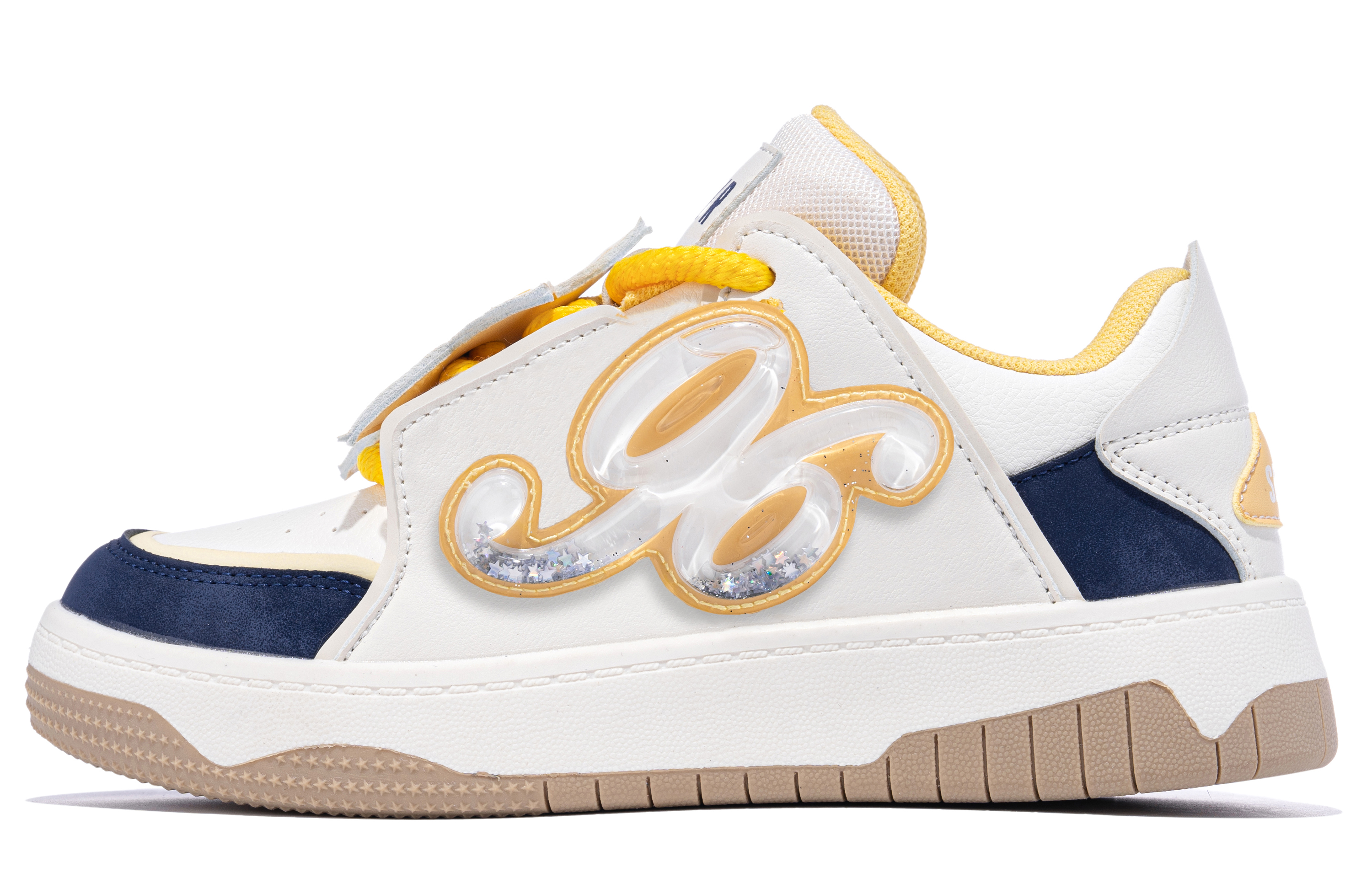 SEMIR Star Series Dopamine Digital Quicksand Trendy Versatile Low-top Sneakers Women's Beige