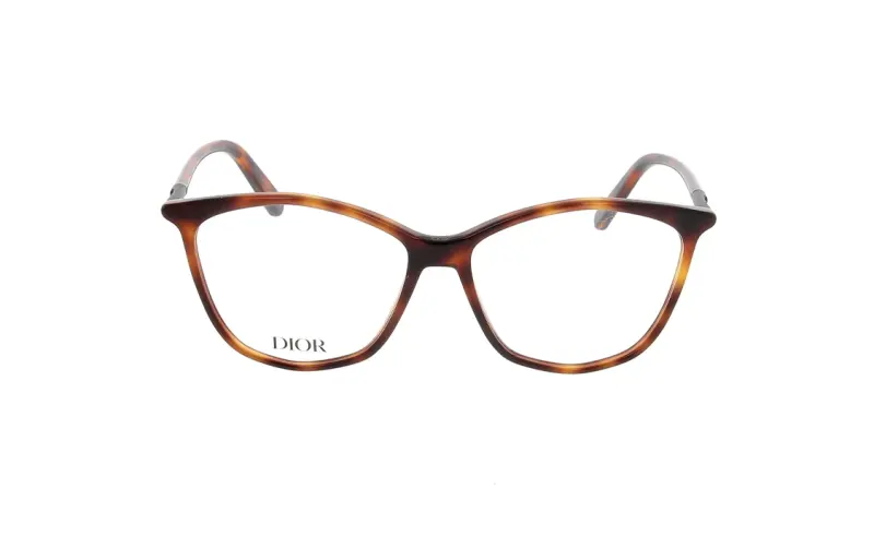DIOR Acetate Butterfly Eyeglass Frames Women's Tortoiseshell