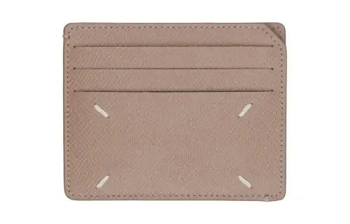 Maison Margiela Cow Leather Wallet, Card Holder Men's Camel