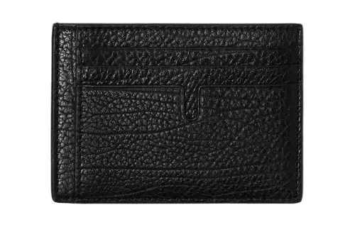 Burberry Calfskin Card Holder Men's Black
