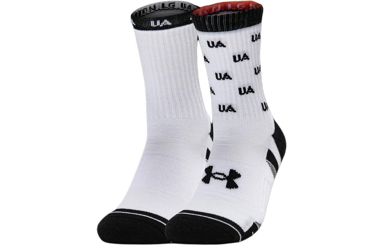 Under Armour Crew Socks Unisex 2 Pack White