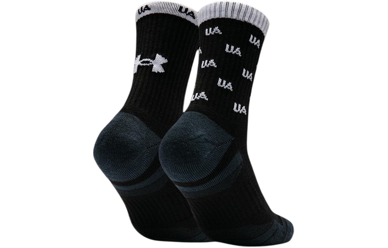 Under Armour Crew Socks Unisex 2 Pack Black