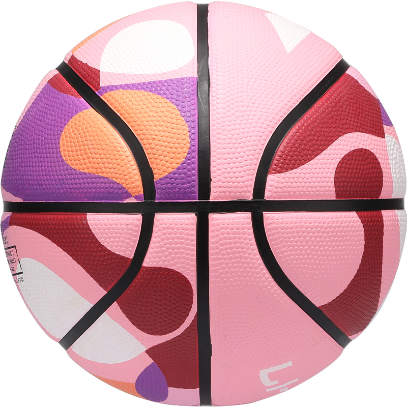 Li Ning Rubber Basketball Pink Purple White Size 5/Size 7 Ball Training Kids’