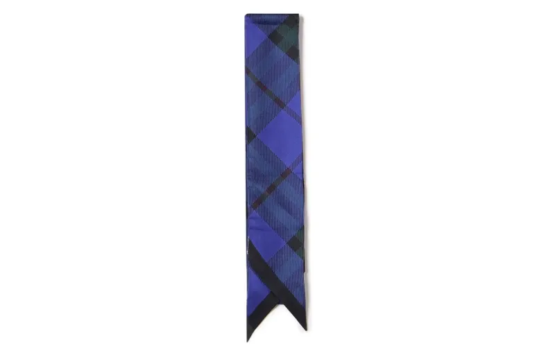 Burberry Checked Wraparound Style Scarf
