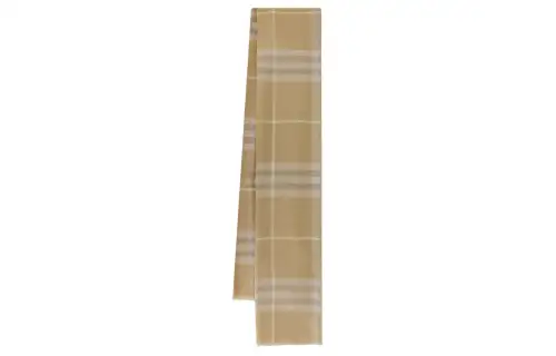 Burberry Vintage Check Fringed Edge Scarf