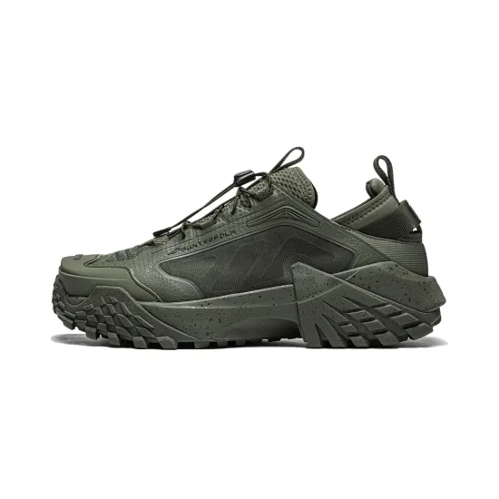 LINING Casual Shoes Men Low-Top Dark Olive Green