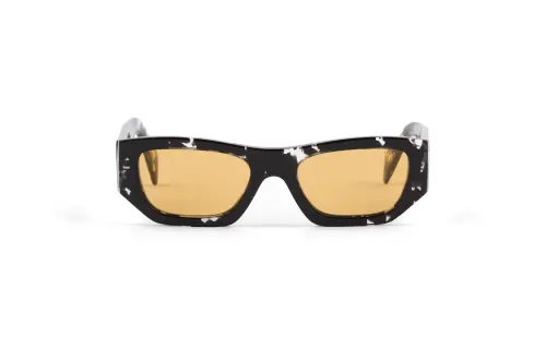 PRADA Tortoiseshell effect Geometric Sunglasses